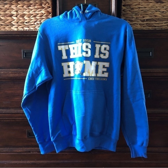 Port and Company Other - Port & Company royal blue Knox Trojan hoodie in size S